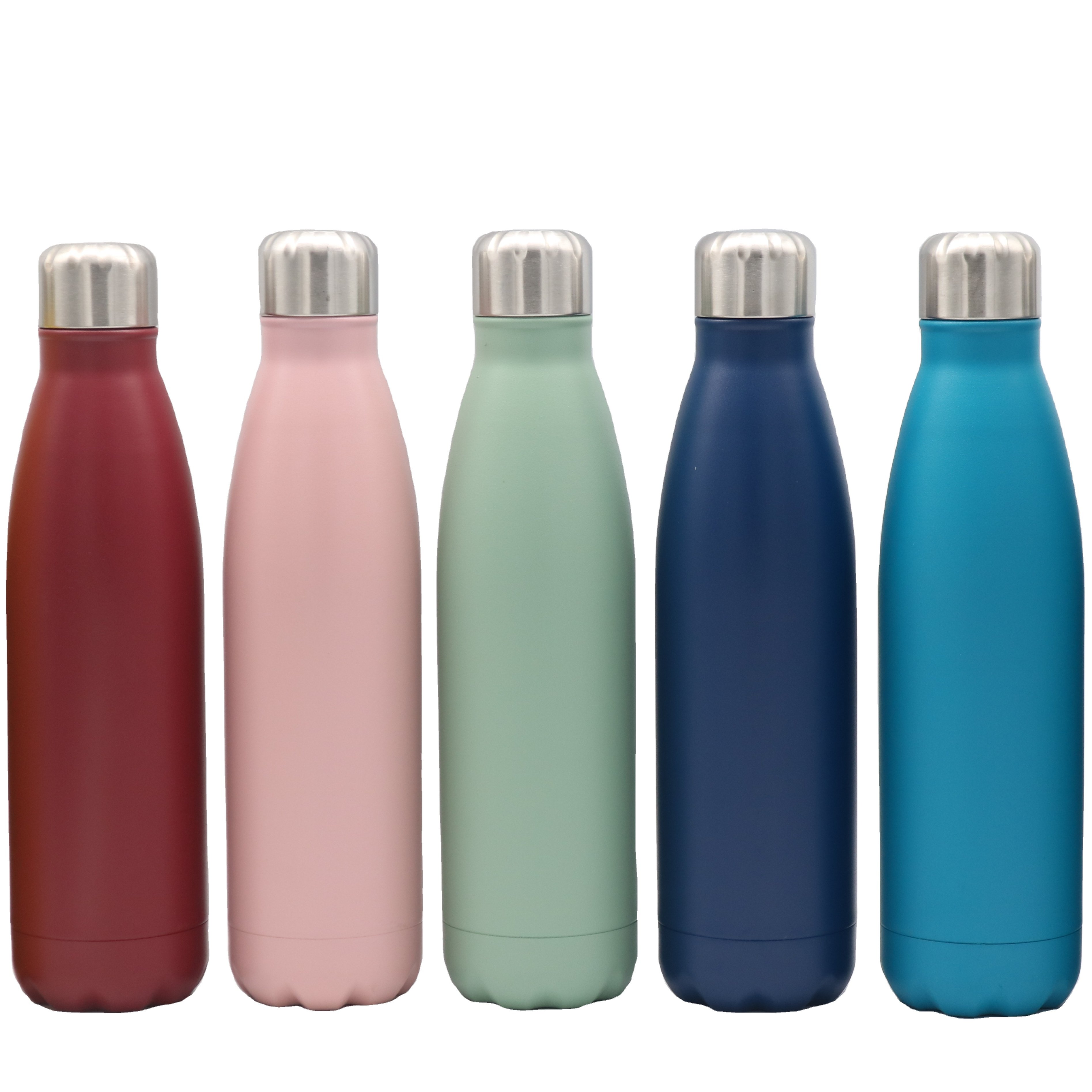 Best seller 500 ml cola shaped sport water bottle high quality stainless steel bottle vacuum insulated flasks