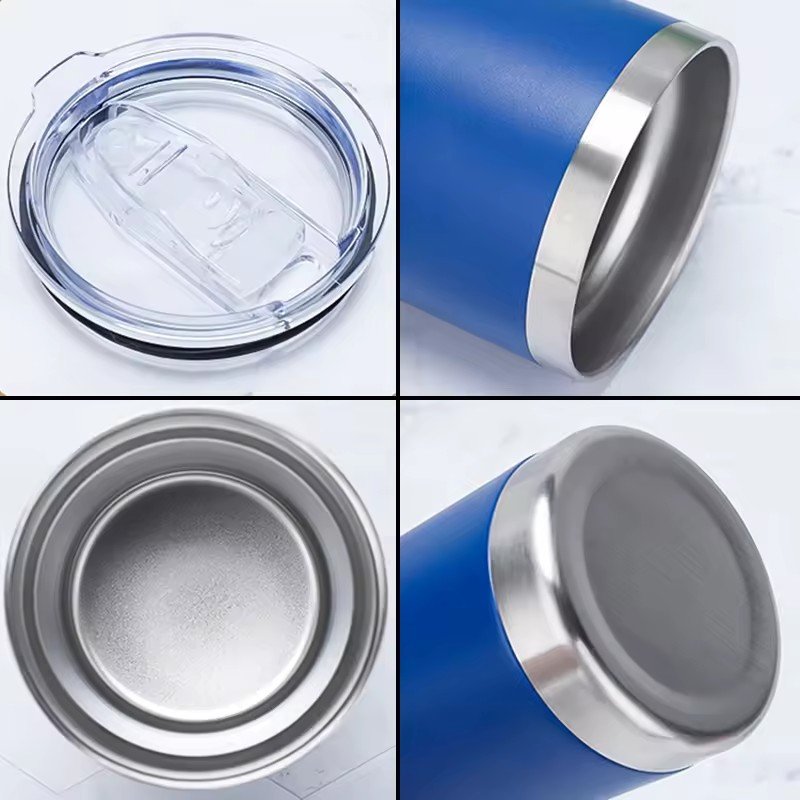 Custom 10oz Lowball Tumbler Vacuum Insulated Travel Cup Stainless Steel Beer Wine Mug With Lid