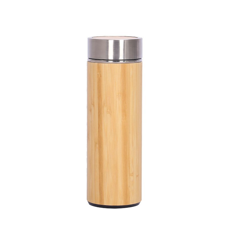 350ml 450ml 500ml bamboo stainless steel thermos water bottle/vacuum flask