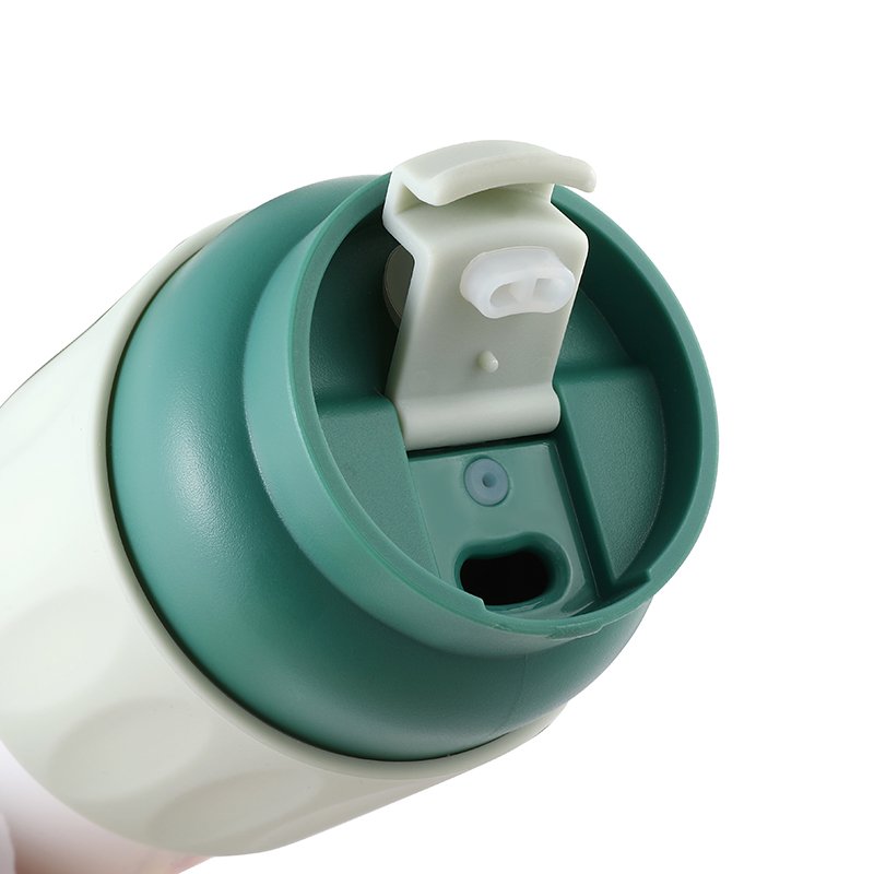 New Design 500ml Straw Cups Stainless Steel Insulated Coffee Mug with Flip Lid
