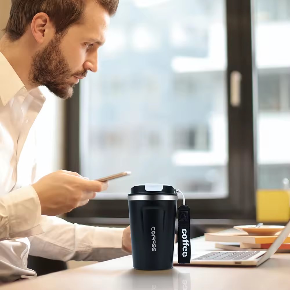 380ml coffee mug Portable Thermos Mug Insulated Water Bottle Travel Vacuum Flask Insulated Cups