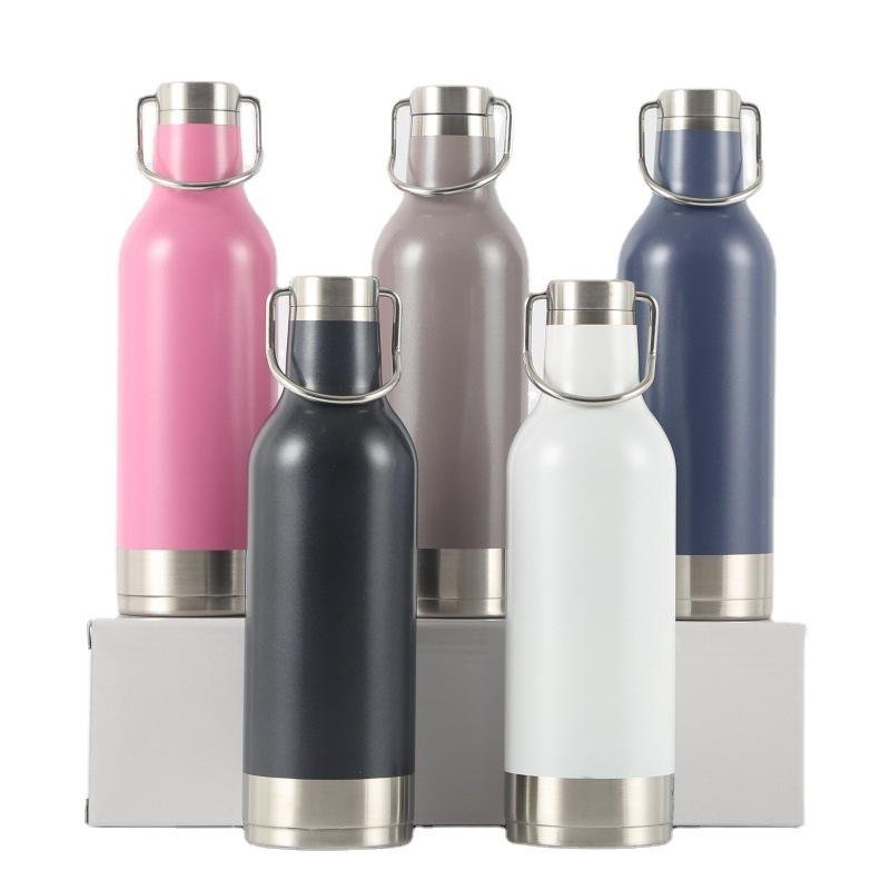 Hot Sale Promotional Gift 500Ml Wine Tumbler Cups Stainless Steel Wine Bottle Set With Gift Box Water Bottle