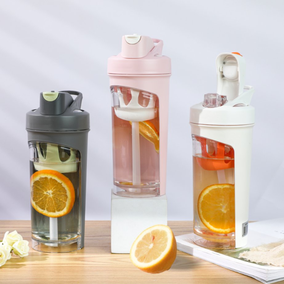 Custom Logo 780ml BPA free Fitness Gym Plastic Shake Cup Powder Whey Protein Sport Shaker Water Bottle