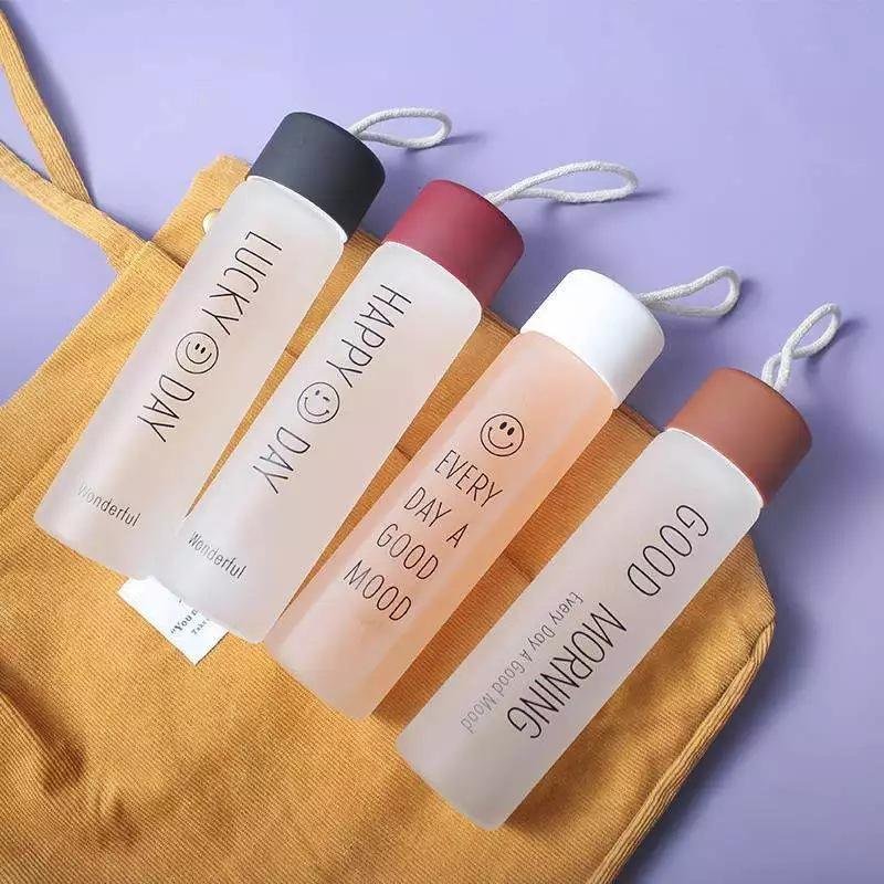 400ml Water Bottle Glass Gourde Enfant 2023 Prix De Gros Cheap Water Bottle For Kids