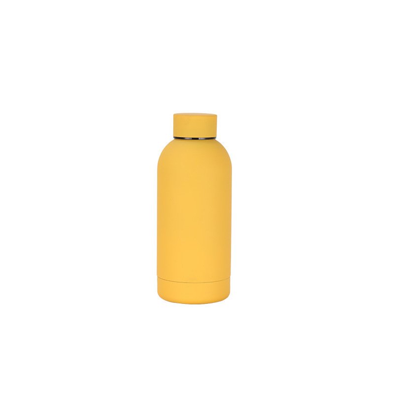 New arrived soft vacuum flask travel tumbler 350ml stainless steel double wall sport water bottle with customized logo