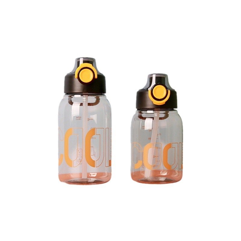 Children'S Water Bottle Sling 720Ml Plastic Water Bottle With Double Bullet Cover
