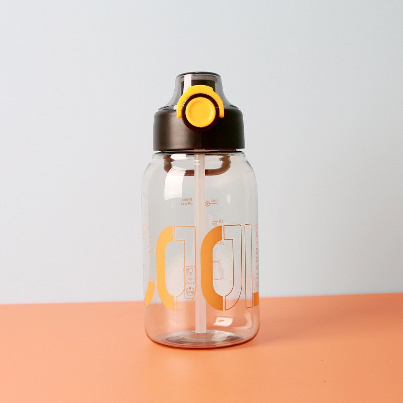 Children'S Water Bottle Sling 720Ml Plastic Water Bottle With Double Bullet Cover