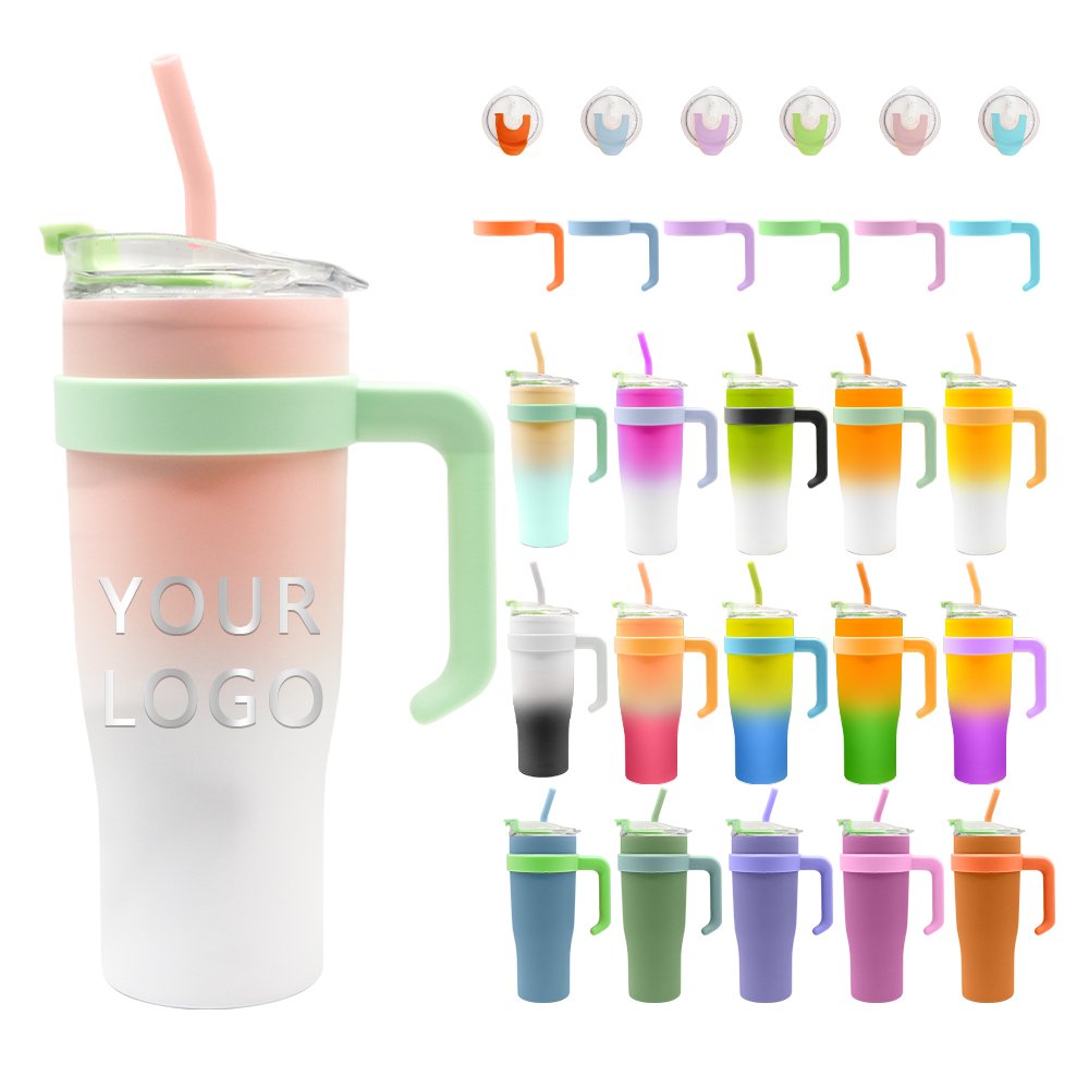 30oz 40oz Outdoor Mugs Sublimation 40oz Tumbler 40oz Stainless Steel Tumbler With Handle