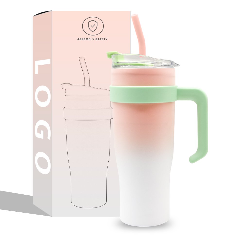 30oz 40oz Outdoor Mugs Sublimation 40oz Tumbler 40oz Stainless Steel Tumbler With Handle