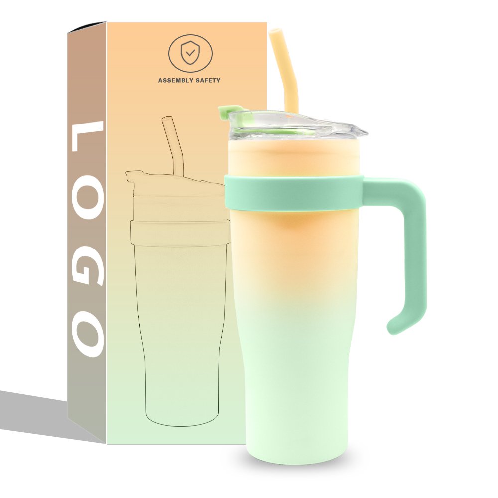 30oz 40oz Outdoor Mugs Sublimation 40oz Tumbler 40oz Stainless Steel Tumbler With Handle
