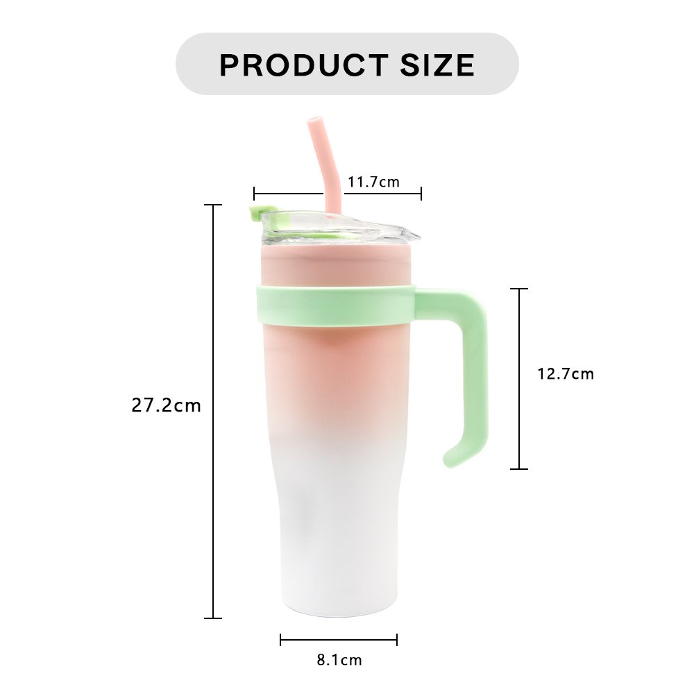 30oz 40oz Outdoor Mugs Sublimation 40oz Tumbler 40oz Stainless Steel Tumbler With Handle