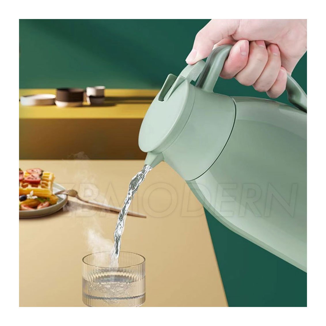 Manufacturer Middle Hot Cold Thermal Thermos Vacuum Flask with Glass Liner