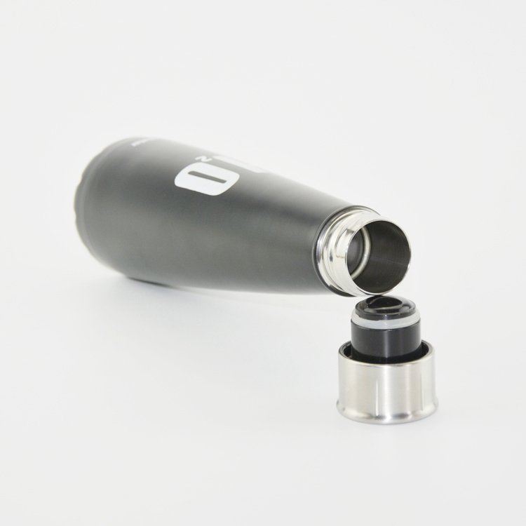 Customized Stainless Steel Thermal Bottle Vacuum Flask Water bottle With Transparent Lid Triangular cup Direct Drinking