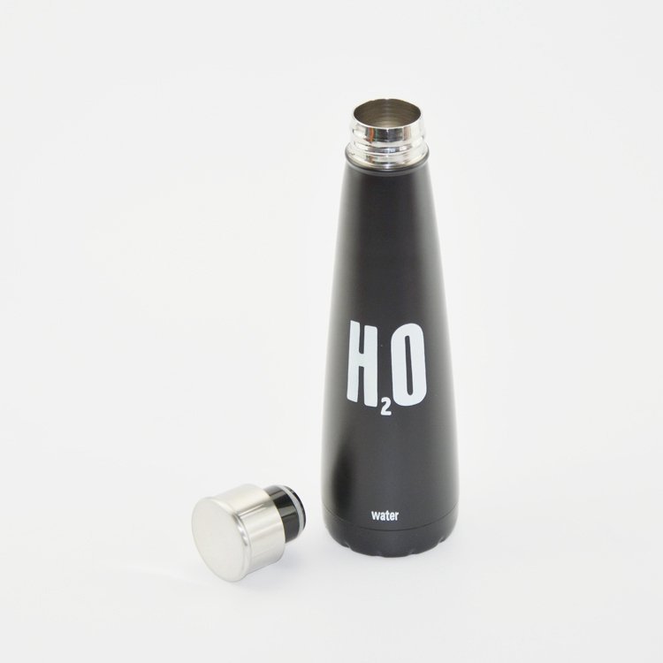 Customized Stainless Steel Thermal Bottle Vacuum Flask Water bottle With Transparent Lid Triangular cup Direct Drinking
