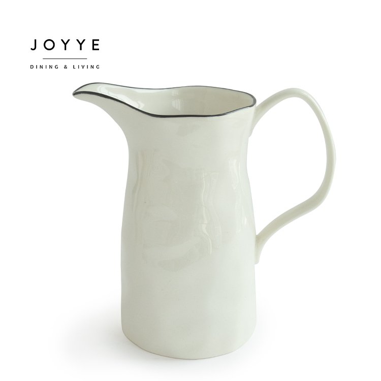 Joyye 200ml / 7oz ceramic cup plain white tea mug no handle porcelain cups