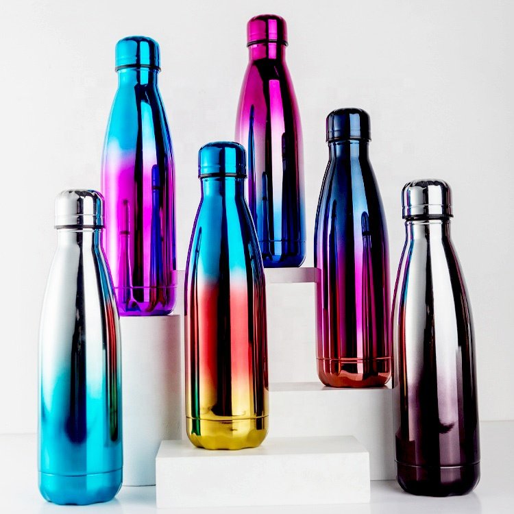 Wholesale hot sell 500ml High quality BPA free vacuum insulated rubber coating stainless steel water bottle double wall