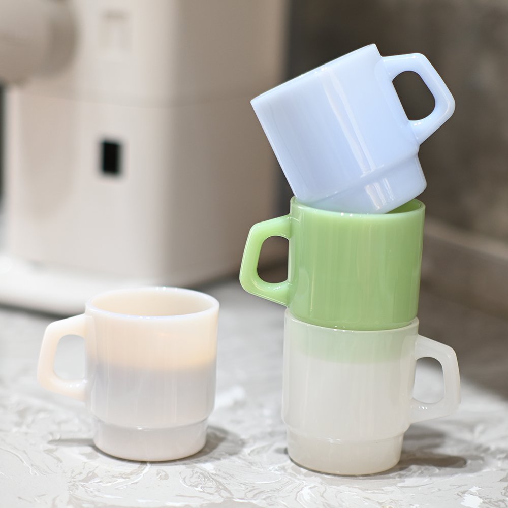 Hot Sale Coffee Cups Hand Blown Glass Drink Cups Creative Design Colorful Glass Mug