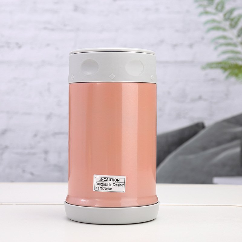 304 Stainless Steel Vacuum Flask Insulated Food Container Food Jar Double Wall Vacuum Braised Beaker kids Lunch Box