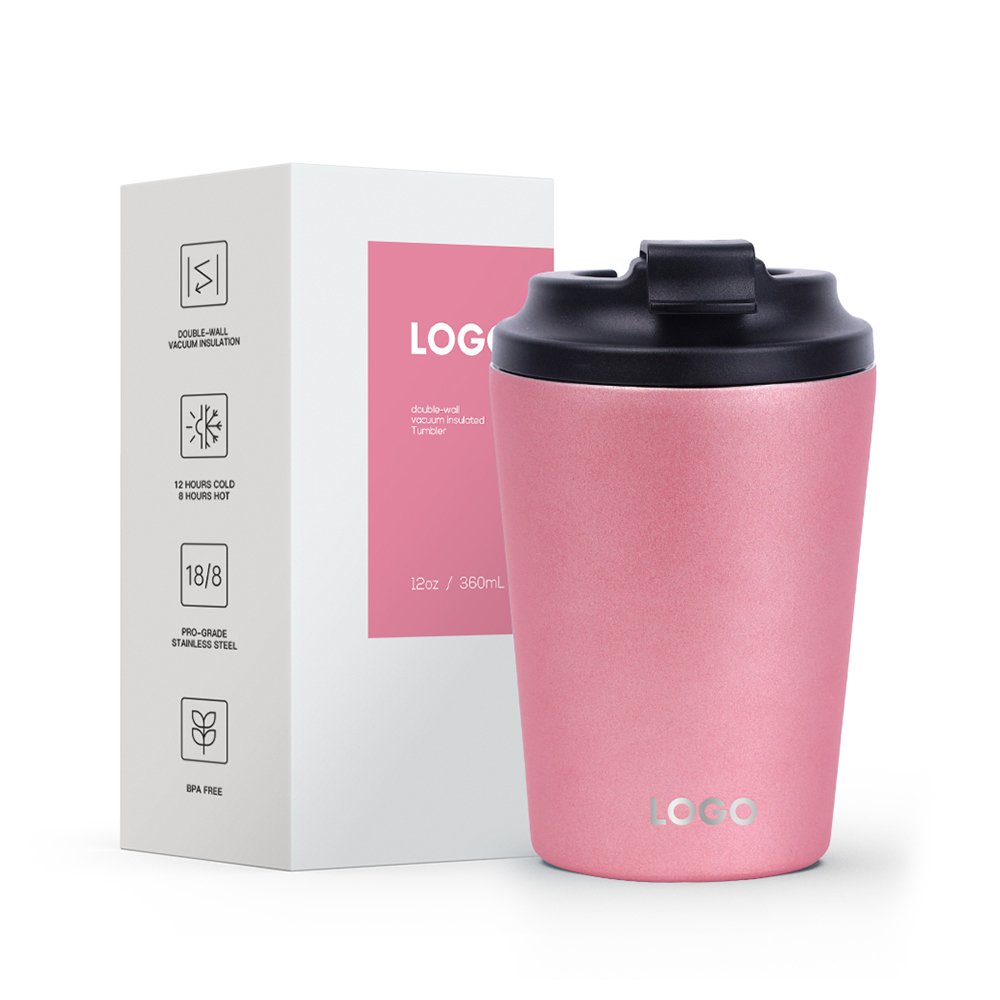 Wholesale Double Wall Stainless Steel Water Bottle BPA free Portable Mini Tumbler Insulated 8oz Coffee Mugs with Lid