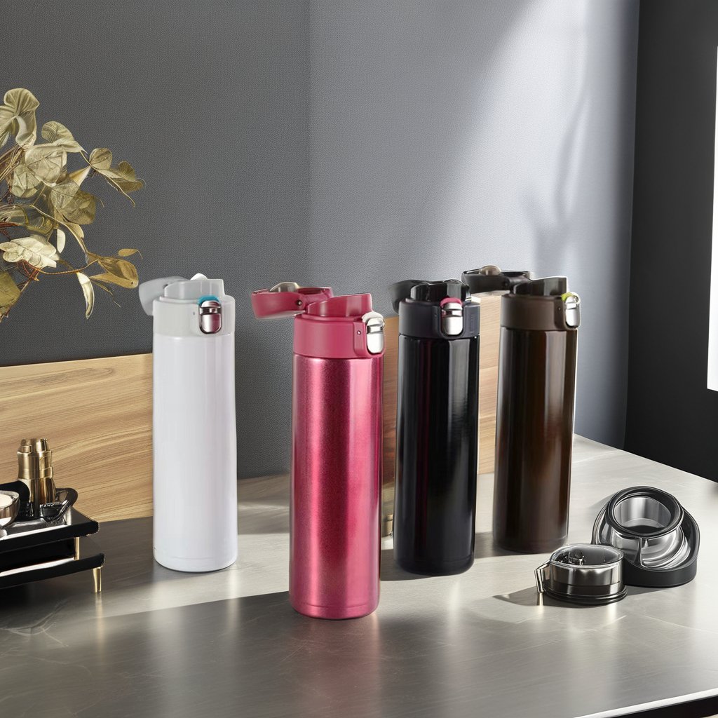 Double Wall Stainless Steel Thermos Vacuum Flask Bottle Traditional Design Travel Cup for Water Adults Use for Winter