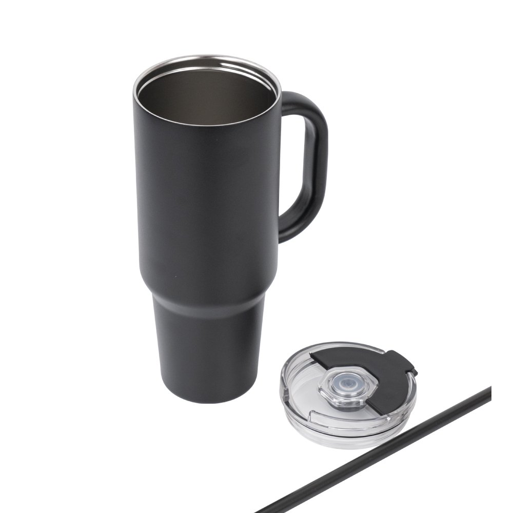 Adventure 40oz Stainless steel Vacuum Insulated Travel Mug cup 40oz Tumbler With Handle Lids And Straw