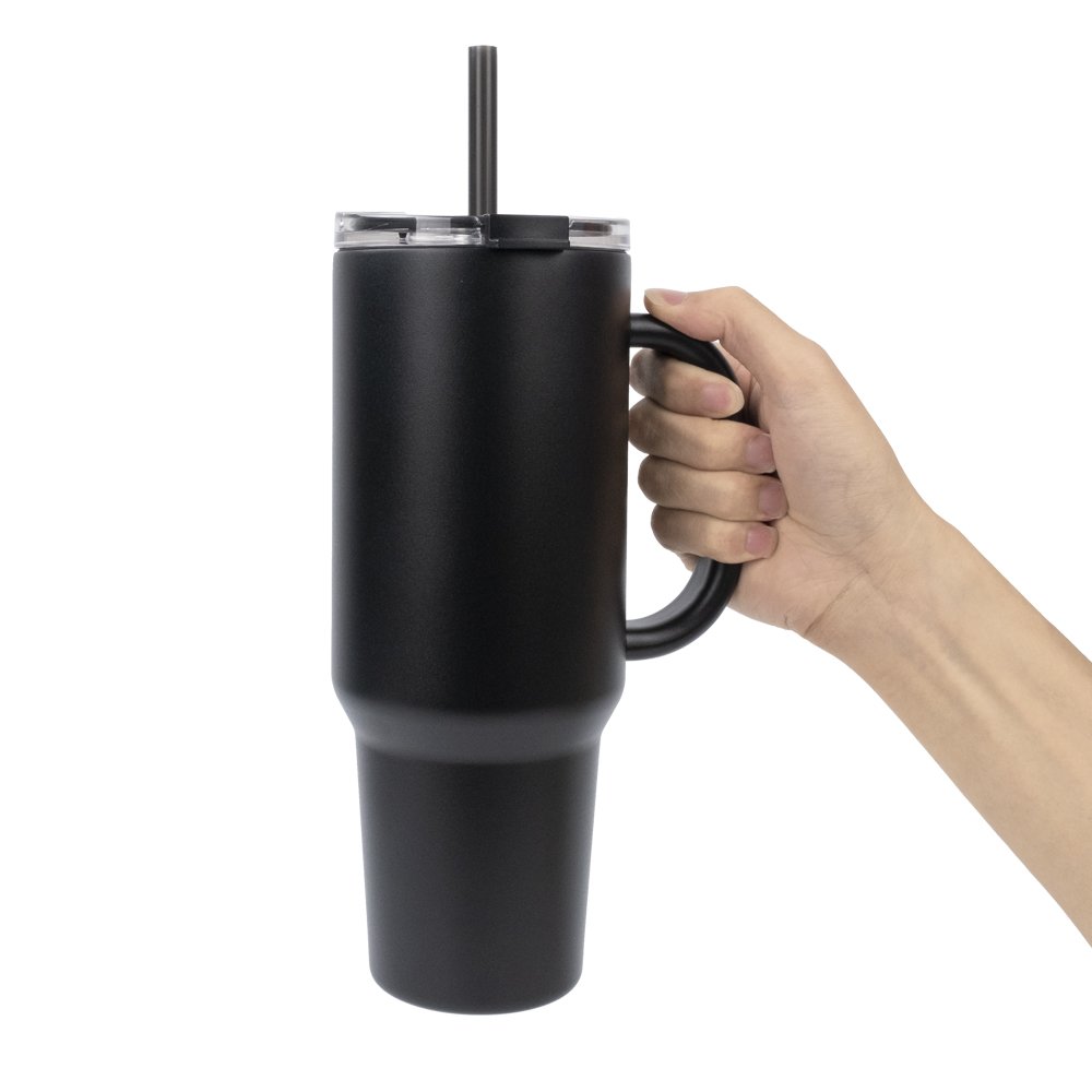 Adventure 40oz Stainless steel Vacuum Insulated Travel Mug cup 40oz Tumbler With Handle Lids And Straw