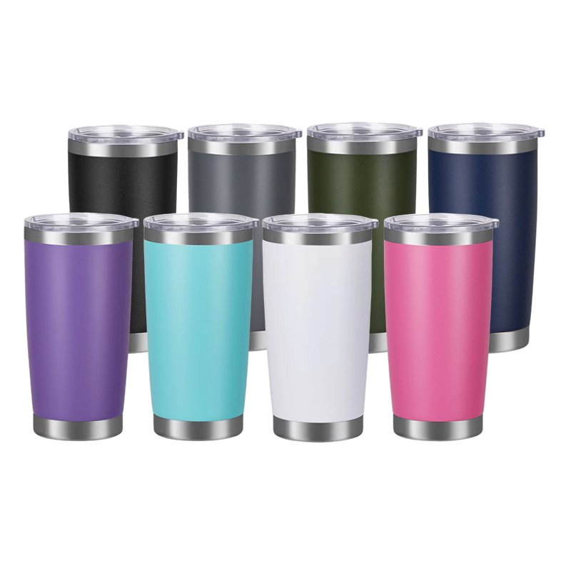 Double Wall Coffee Mug Insulated Tumblers user-defined Stainless Steel 20 Oz Straight Luxury Space Business