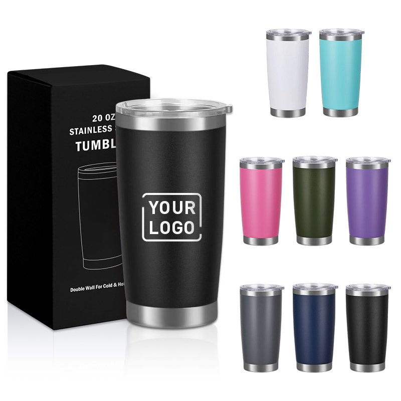 Double Wall Coffee Mug Insulated Tumblers user-defined Stainless Steel 20 Oz Straight Luxury Space Business