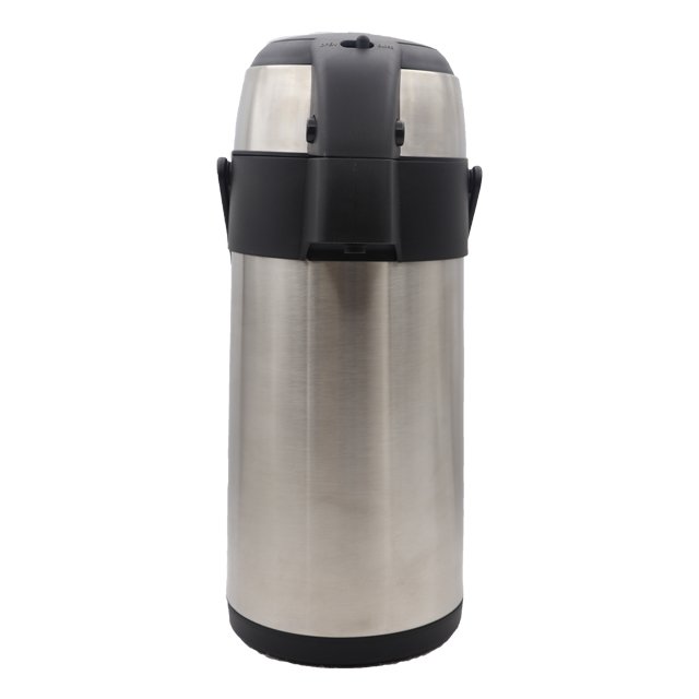 Airpot Coffee Dispenser with Pump Thermal Beverage Dispenser Stainless Steel Multi-capacity Jug