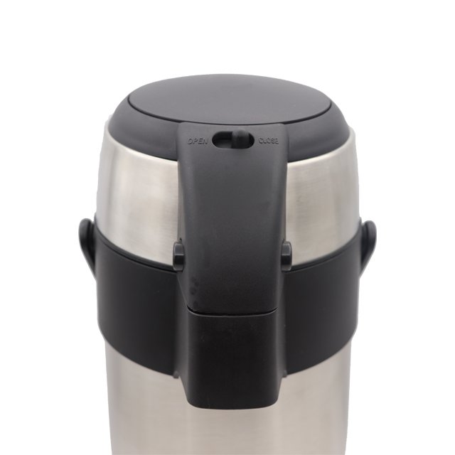 Airpot Coffee Dispenser with Pump Thermal Beverage Dispenser Stainless Steel Multi-capacity Jug