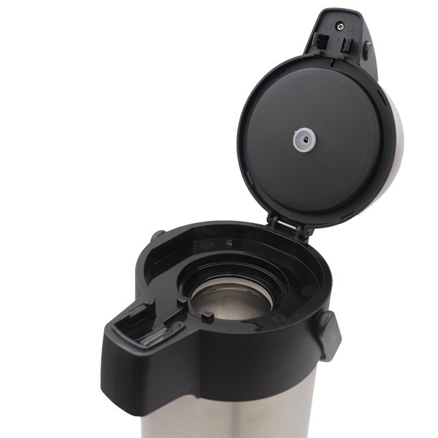 Airpot Coffee Dispenser with Pump Thermal Beverage Dispenser Stainless Steel Multi-capacity Jug