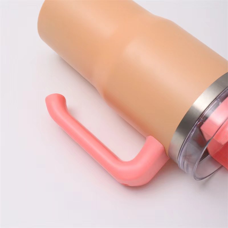 Hot Selling RTS Matte Outdoor Kids Travel Mug Candy Macaron Color Blank Sublimation 20oz Student Tumbler with Handle