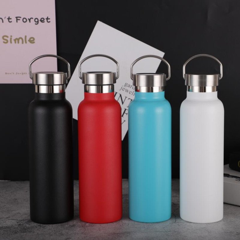 Popular Double Wall Stainless Steel Vacuum Flask Insulated Thermoses Customized Stainless Steel Water Bottle