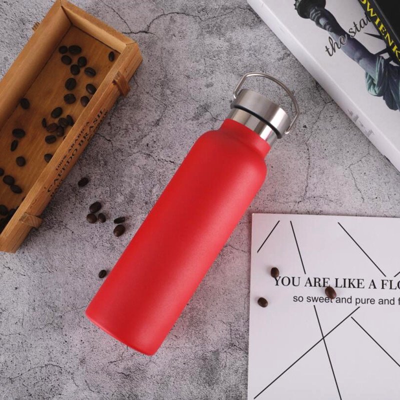 Popular Double Wall Stainless Steel Vacuum Flask Insulated Thermoses Customized Stainless Steel Water Bottle