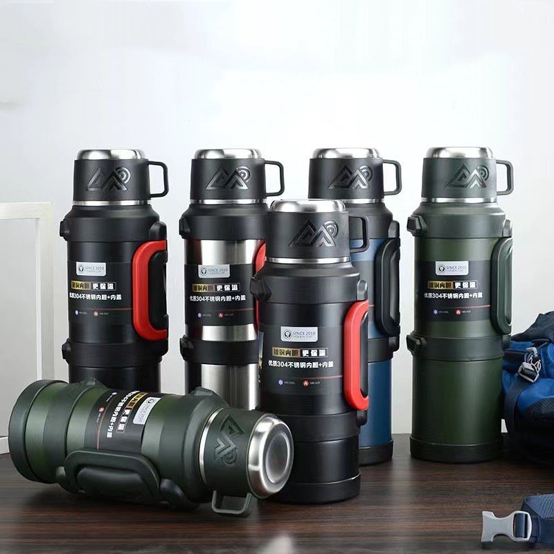 High Quality Large Capacity Outdoor Stainless Steel Insulated Vacuum Flask Sports Water Bottle Travel thermal cup