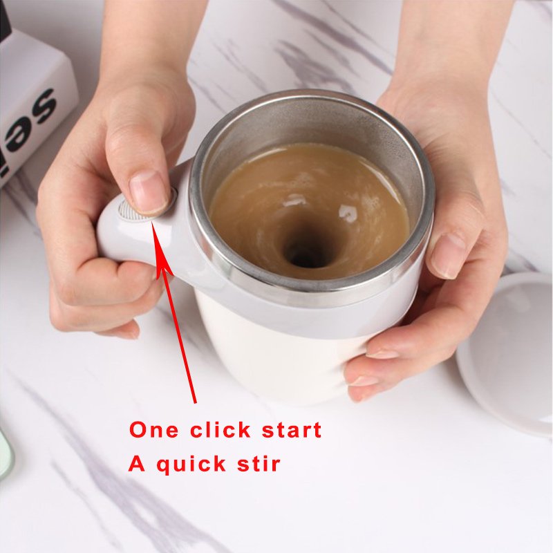 400ML Food Grade Taza Mezcladora Stirring Taza Self Stirring Coffee Mug