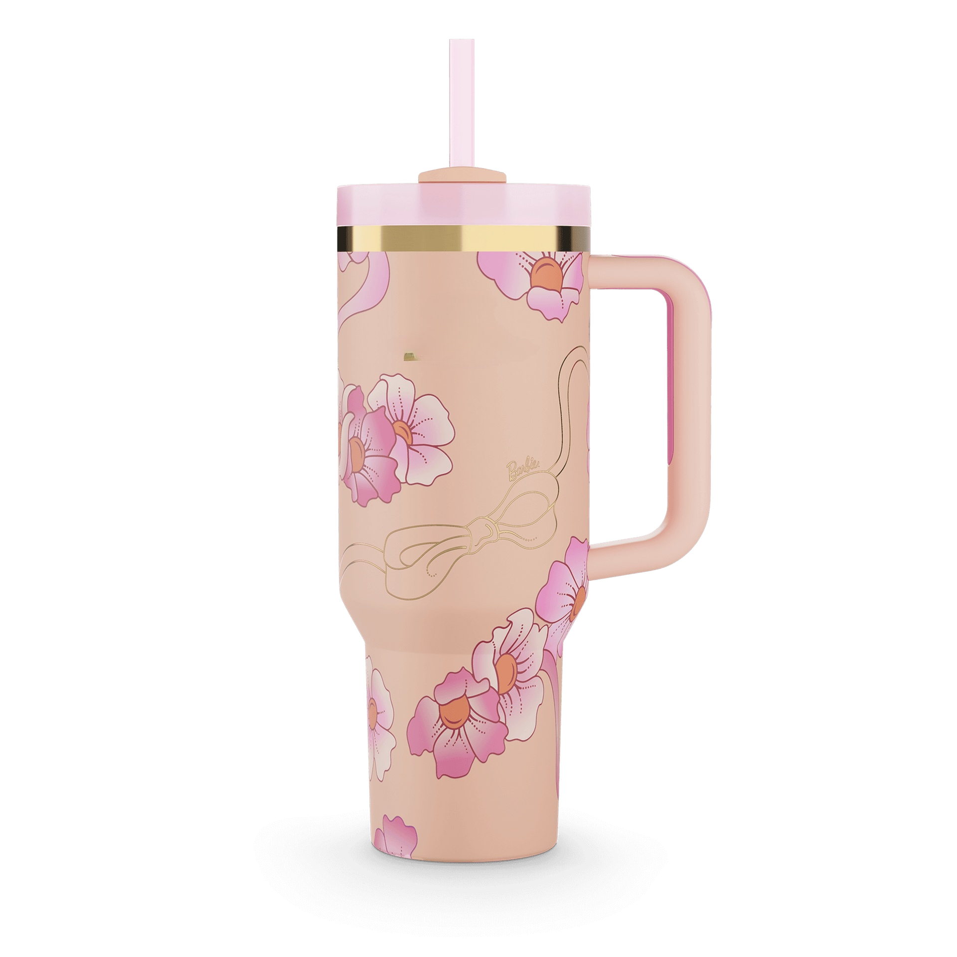 2024 NEW Stan* Adventure h2.0 fluid pink 40oz stainless steel insulated tumbler 40 oz travel mug with straw and handle lid
