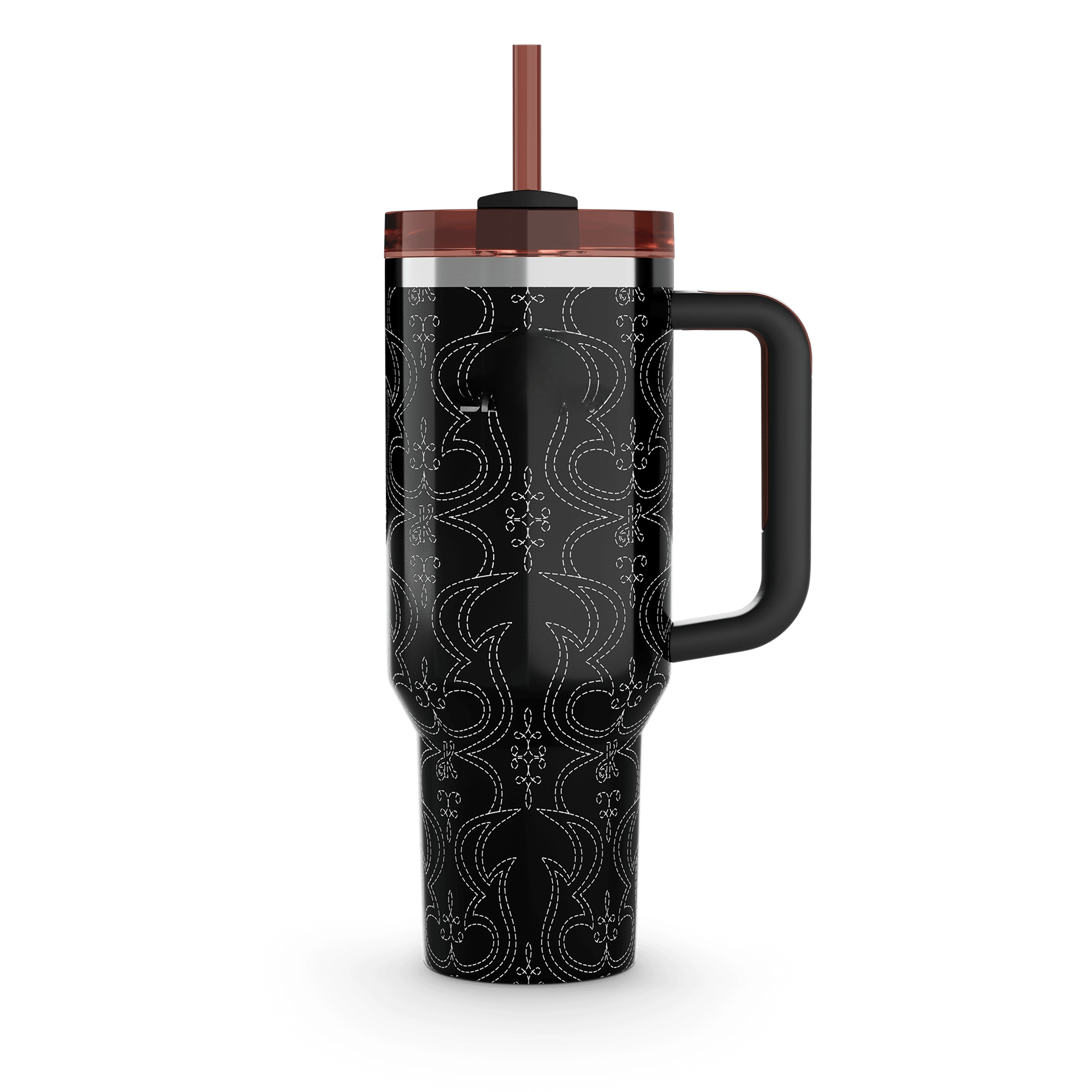 2024 NEW Stan* Adventure h2.0 fluid pink 40oz stainless steel insulated tumbler 40 oz travel mug with straw and handle lid