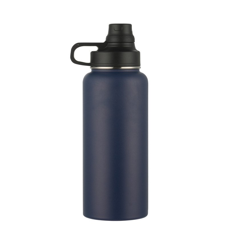 Custom Logo 12oz to 40oz Leakproof Double Wall Stainless Steel Insulation Outdoor Sports Flask Water Bottle with Handle