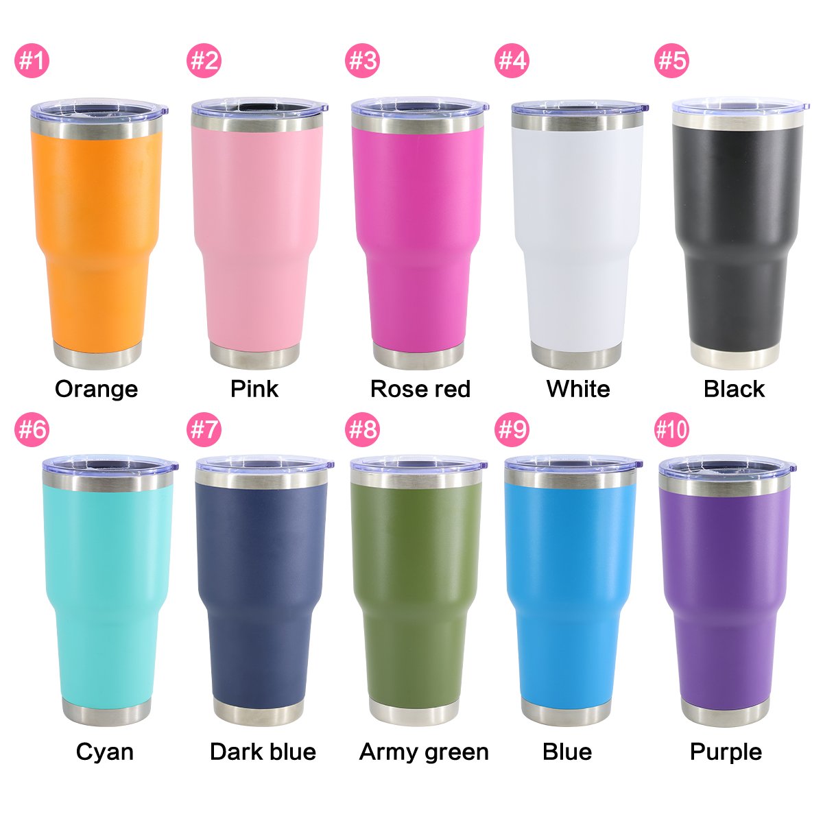 High Quality Coffee Cup Custom Logo Tumbler 30oz Insulated Stainless Steel Outdoor Travel Mug Tumbler Cup Coffee Mug