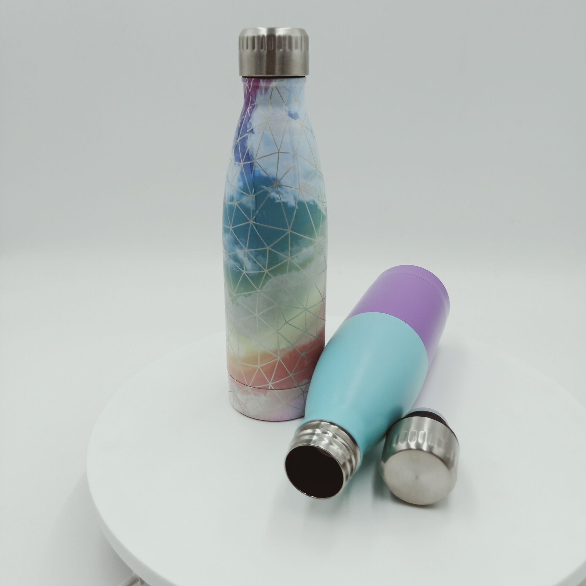 Custom modern 260ml/500ml/750ml Stainless Steel Water Bottle Sports Insulated Direct Drinking Water Bottle