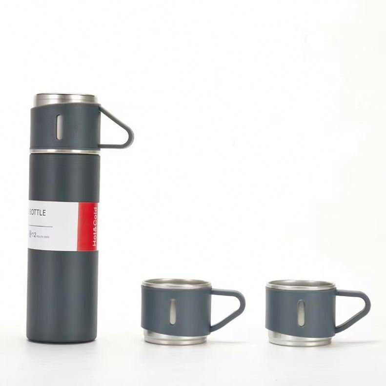 Promotion 500ml Double Wall Stainless Steel Thermos Insulated Water Bottle luxury thermos set vacuum flask business gifts