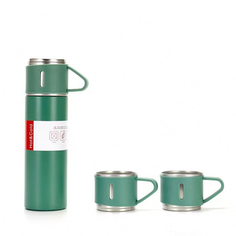 Promotion 500ml Double Wall Stainless Steel Thermos Insulated Water Bottle luxury thermos set vacuum flask business gifts