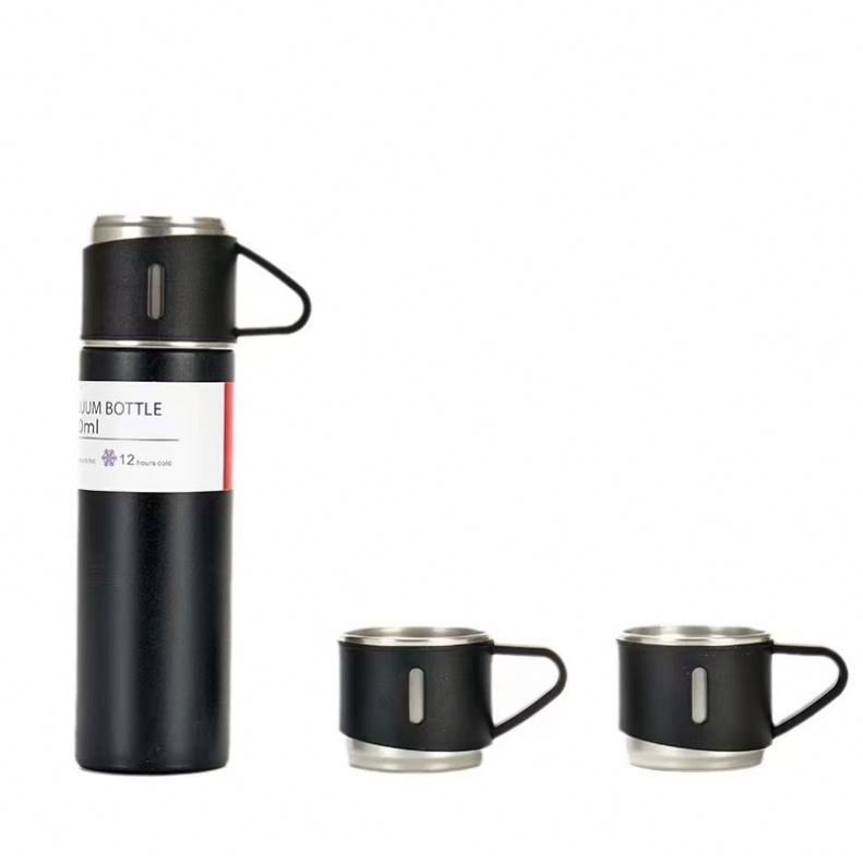 Promotion 500ml Double Wall Stainless Steel Thermos Insulated Water Bottle luxury thermos set vacuum flask business gifts