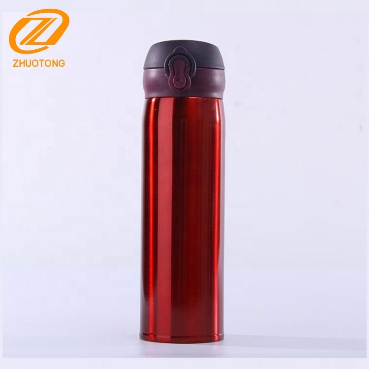 Custom BPA free double wall stainless steel insulated luxury eco-friendly flip top vacuum flask