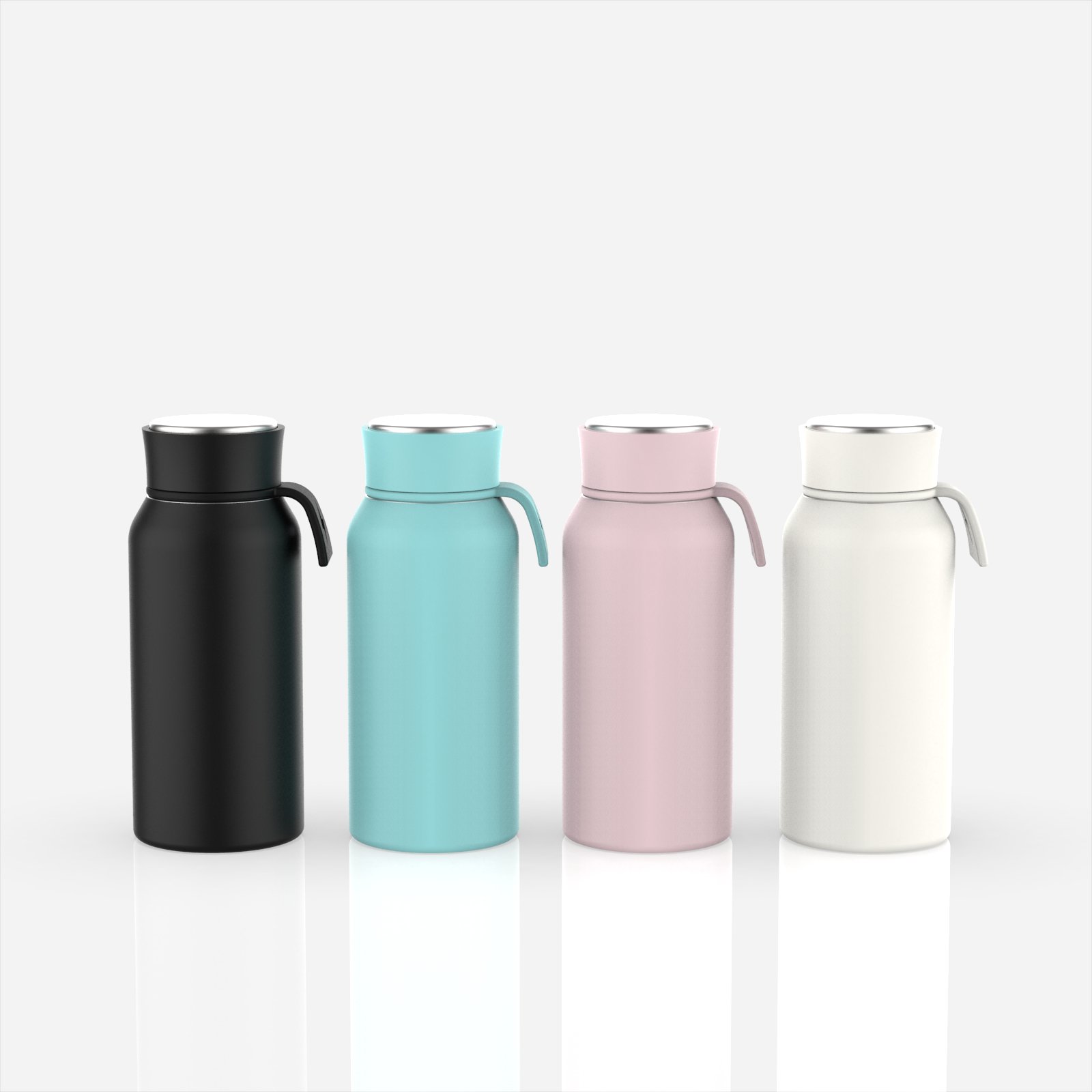 420ml Double Wall Water Bottle Stainless Steel Insulated Thermos Portable Vacuum Flask BPA Free Leakproof