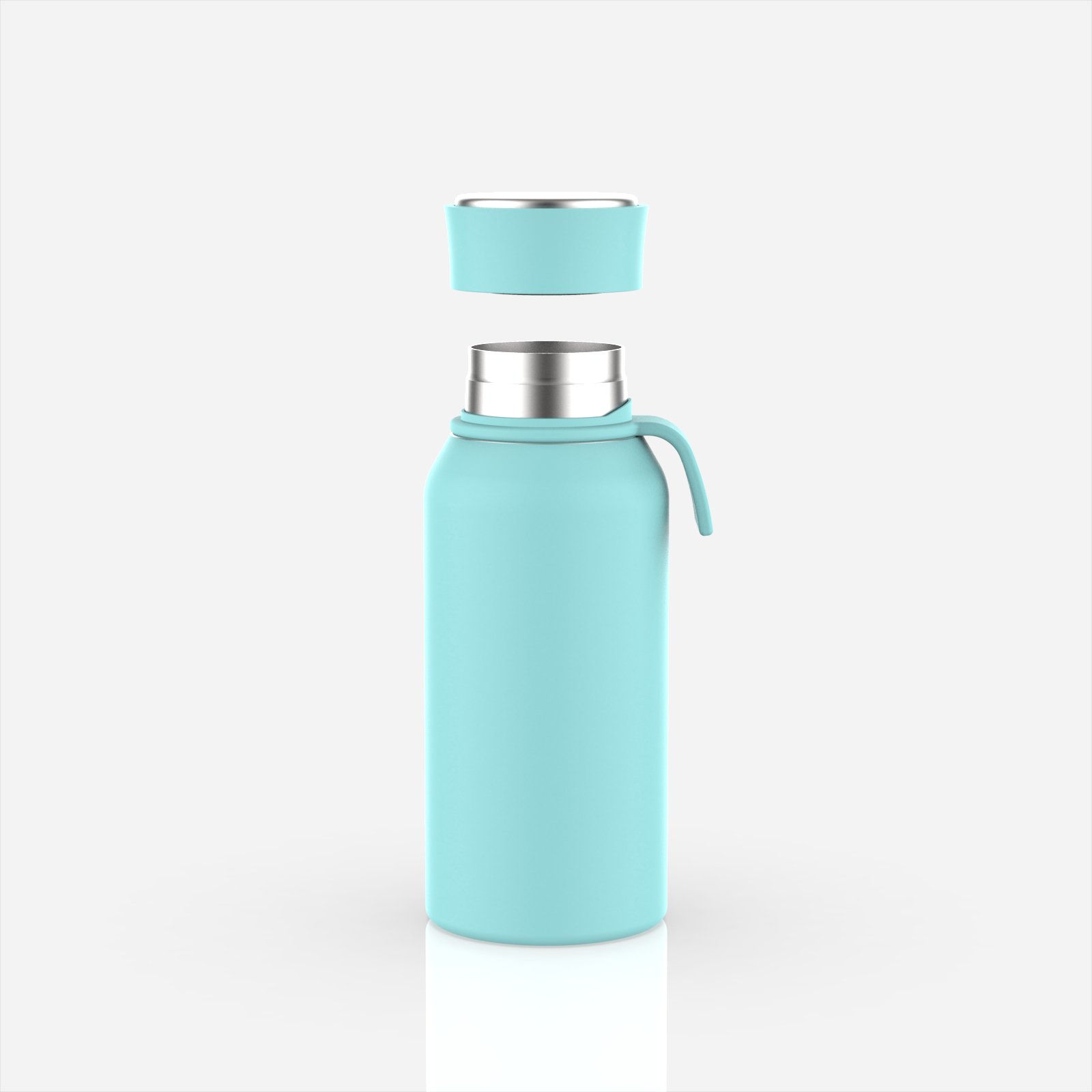 420ml Double Wall Water Bottle Stainless Steel Insulated Thermos Portable Vacuum Flask BPA Free Leakproof