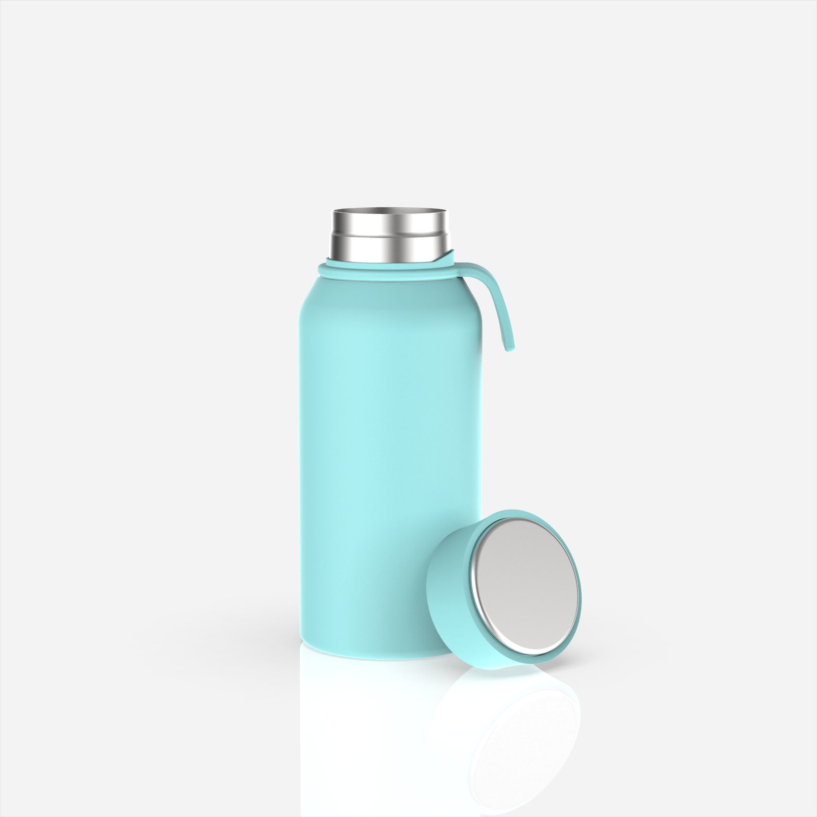 420ml Double Wall Water Bottle Stainless Steel Insulated Thermos Portable Vacuum Flask BPA Free Leakproof