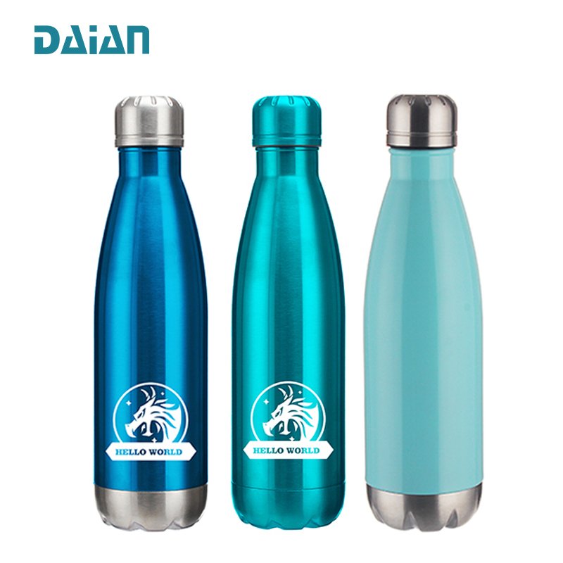 Hot Selling 2022 Design Style 17oz BPA Free Cola Shape Vacuum Flask Stainless Steel Water Bottle