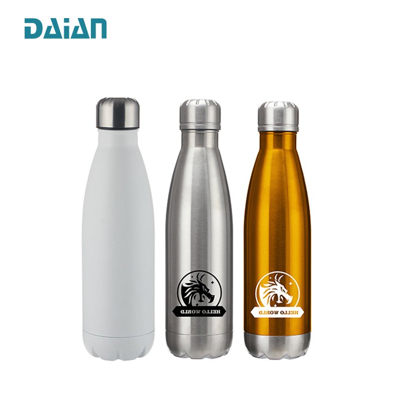 Hot Selling 2022 Design Style 17oz BPA Free Cola Shape Vacuum Flask Stainless Steel Water Bottle